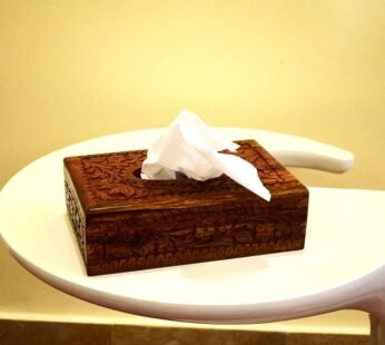 Wooden tissue box holder – Wooden tissue box – old radio style Wooden tissue box cover