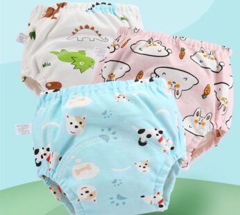 6 Layer Waterproof Reusable Cotton Baby Training Pants Infant Shorts Underwear Cloth Baby Diaper Nappies Panties Nappy Changing