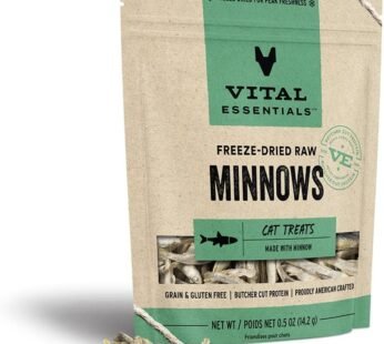 Freeze-Dried Raw Cat Treats, Minnows Treats, 0.5 oz