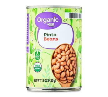 Great Value Organic Pinto Beans, Canned, 15 oz