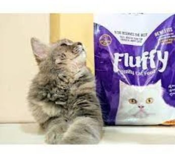 Fluffy Cat Food For All Stages Shiny Hair 1.2Kg